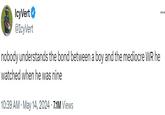 IcyVert @IcyVert nobody understands the bond between a boy and the mediocre WR he watched when he was nine 10:39 AM - May 14, 2024 7.1M Views