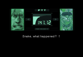 PTT 898.82 MEMORY Snake, what happened? !