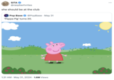 SITA @raspberhrriies she should be at the club F Pop Base @PopBase May 31 'Peppa Pig' turns 20. " 117 1:31 AM May 31, 2024 1.6M Views ⠀ マン
