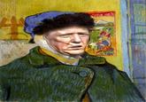 Trump Van Gogh meme BUZTIK