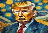 Trump Van Gogh meme