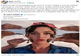 Kyle *** @Burgerpawjob Follow X Cannot be overstated how evil it is to make a song called "women's world" with the music video echoing back to 40s WWII era egalitarianism (not feminism) on a song produced by a monstrous r----- after your past attempt to do a feminism flopped so hard it created the term "flop". KATY PERRY WOMAN'S WORLD OUT NOW @katyperry katy.to/womansworldvid... 12:41 AM Jul 12, 2024 CLOPENT O