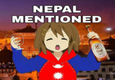 Nepal mentioned (k-on! meme)