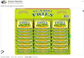 scampi summer Alison Spittle @AlisonSpittle My brat girl summer. SMITHS 2 SAVOURY SCAMPI C ACTION FRIES FLAVOUR SAVOURY SELECTION SMITHST FLAVOUR SCAMPI FRIES SMITHS FLAVOUR FRIES 6:02 AM - Jul 15, 2024 - 135.8K Views SMITHS E FLAVOUR FRIES