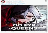 Daily Fatui women | FREE @DailyDamselette. Follow #GenshinNatlan #BoycottHYV GO F2P QUEENS 5:57 PM Jul 16, 2024 X