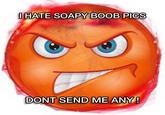 I HATE SOAPY BOOB PICS DONT SEND ME ANY!