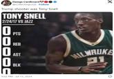 Trump shooter was Tony Snell Dawgs Cardboard @CollectingUGA. Follow Trump shooter was Tony Snell TONY SNELL 2/24/17 VS JAZZ 0, 0 0 In PTS REB AST BLK 9:02 PM - Jul 13, 2024 X MILWAUKE 1