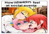 How INTROVERTS feel at social events