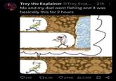 Trey the Explainer @Trey_Expl... .21h : Me and my dad went fishing and it was basically this for 2 hours 00 Q219 179.3K 248K 3.8M