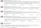 Ava Kris Tyson @kristyson_ - 22h I would like to apologize for any of my past behavior or comments if it hurt or offended anyone. It was not my intent. Seeing recent events we've mutually decided it's best I permanently step away from all things MrBeast and social media to focus on my family and mental health. 29K 14K 43K 40M Ava Kris Tyson @kristyson_ - 19h I want to add, I never groomed anyone. The person who gets brought up in these accusations @LavaGS has vocally supported that they are false. Q1.3K 1498 7.7K 2.3M Ava Kris Tyson @kristyson_ - 19h Having said that, I humbly apologise to anyone I have hurt with my unacceptable social media posts, past actions, and to those who may feel betrayed by how I used to act online. 252 1794 5.2K 1.8M 1 Ava Kris Tyson @kristyson_ - 19h To lump these two factors together to create a narrative that my behavior extended beyond bad edgy jokes is disgusting and did not happen. In past years, I have learned that my old humor is not acceptable. I cannot change who I was, but I can continue to work on myself 1.2K 1357 6.8K 3.1M Ava Kris Tyson @kristyson_ I don't want these accusations to impact the hundreds of people who work at MrBeast, which is why I have stepped away 6:45 PM - Jul 23, 2024 - 2.8M Views