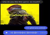 why do you like this game so much? ERFUNK 20 7 i'm glad you asked +++ ||||||||||+|||||||||-- 6:02:47