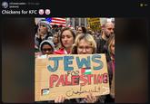 r/Conservative ⚫10 mo. ago [deleted] Chickens for KFC BOYCOTT ISRAELI APARTHEID AUR OCCUPATIONE IS A HUMAN STINE RIGHT! JEWS PALESTINE FOR ل فلسطين = ...
