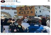 Charlie Kirk @charliekirk11. Follow Chicken for KFC! Sura STUDENT USON X GAY GIZA FPALESTINA UBRE 00 6:13 PM Apr 30, 2024