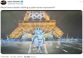 Jake Shields @jakeshieldsajj What does death ridding a pale horse represent? 7:06 PM. Jul 26, 2024 31.5M Views •