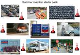 REST AREA CLOSED Summer road trip starter pack Gasoline Self Serve ARM LEG 9/10 Chevron SOUL No. Z KIDS TECHRON STOP