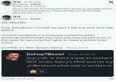 T9 Jul 29, 2024 @Thafnine. Follow Replying to @Thafnine X there is absolutely no f------ shot this is gonna go anywhere without Valve themselves stepping in because they use half life assets blatantly, this is wild T9 @Thafnine Follow AN UPDATE!! from dafuqboom himself: he wasn't the one who sent that DMCA invisible narratives is a company owned by adam goodman and michael bay, who you may recognise as in the news for securing the rights to make a skibidi toilet movie so either it's their lawyers being... Show more DaFuq!?Boom! Today at 00:59 Sup y'all. Is there a way to contact NOT strike Garry's Mod and I'm try understand what else is written in 11 11:33 PM Jul 29, 2024