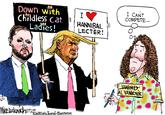 Down with Childless Cat Ladies! I ☑ HANNIBAL LECTER! I CANT COMPETE... О Ꭷ Mike Luckovich Ate.com 4 The Atlanta Journal-Constitution 1 11/ WEIRD AL YANKOVIK