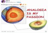 Ball-N @BauenyBarroco. Follow Analogia is my passion Núcleo 7:45 AM - Jun 22, 2023 Crosta Mando ANALOGIA IS MY PASSION