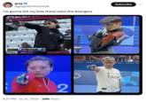 Olympic Shooters meme "I’m gonna tell my kids these were the Avengers" greg @greg16676935420 I'm gonna tell my kids these were the Avengers 00000 41 00000 38 Yej K 3 YANG 0 SERIES 10/10 Subscribe $ 2024 PARIS 202 2024 PARIS 20 2 D TURKIY 6:21 PM Jul 31, 2024 28M Views