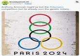 "Anthony Ammirati might’ve lost the #Olympics competition but he already won the genetic lottery…" BoredApe6328.eth @Daybed NFT Follow Anthony Ammirati might've lost the #Olympics competition but he already won the genetic lottery... PARIS 2024 X