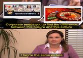 Identical Of was 2024- SPOTH SOCAL FO Humani NFLATION S TRANSITORY UxD STORTE r/wallstreetbets PANKS BAR LONER BA EMPLOYE or THE YEAR 62 9228 Corporate needs you to find the difference between this picture and this picture They're the same picture