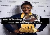 🥇 INKARAM R CIRQUE DU SOLEIL ENTERTAINMENT GROUP F LONGINES PASONA DAIMLER CIRQUE DU LONGINES SU PAS ENTERTAINMEN ND #STUTTGART2019 STU me if loving was an olympic sport N LONGINE