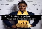 if loving rwby R CIRQUE DU SOLEIL ENTERTAINMENT GROUP F LONGINES PASONA DAIMLER CIRQUE DU LONGINES SU PAS ENTERTAINMENT UND 非品 #STUTTGART2019 STUT 0 LONGINE EAM me if loving rwby was an olympic sport