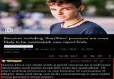 Resumes including 'they/them' pronouns are more likely to be overlooked, new report finds Opinion/Analysis inthenews 8 6h raider1v11 12y-18/d + 92% - cnbc.com 28 607 + 1k ⇓ [score hidden] 2h g Damn, I'm a cis dude with a great resume as a software developer and some scientific articles published. I'll start putting pronouns in my resume to normalise it. Maybe that will help out with normalising it and make some people's lives easier.