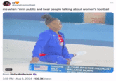 Simone Biles Staring at Camera meme es @estalksfootball me when i'm in public and hear people talking about women's football 0:02 ER FRAGILE 8 SIMONE BILES SPRING, TX 2-TIME BRONZE MEDALIST BALANCE BEAM RIO 2016 TOKYO SA From Holly Anderson 3:59 PM - Aug 6, 2024 130.7K Views
