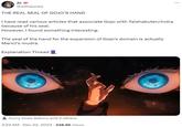 Jo @Jotheories THE REAL SEAL OF GOJO'S HAND I have read various articles that associate Gojo with Taishakuten/Indra because of his seal. However, I found something interesting. The seal of the hand for the expansion of Gojo's domain is actually Marici's mudra. Explanation Thread Curry loves Satoru and 2 others 3:22 AM Dec 22, 2023 338.6K Views