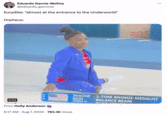 Eurydike: *almost at the entrance to the Underworld*  Orpheus: Eduardo García-Molina @eduardo_garcmol Eurydike: *almost at the entrance to the Underworld* Orpheus: 0:02 From Holly Anderson 6:17 AM - Aug 7, 2024 -783.3K Views NEX SIMONE BILES SPRING, TX FRAGILE 2-TIME BRONZE MEDALIST BALANCE BEAM RIO 2016 TOKYO.