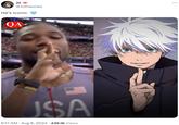Jo @Jotheories He's iconic QA USA 6:17 AM - Aug 8, 2024 - 439.1K Views ...