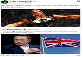 Cari.png C @ari_dot_png Follow X BRITISH GOVERNMENT!!!! EXECUTE ELON MUSK AND MY LIFE IS YOURS!!!! BRICS BRICS News @BRICSinfo JUST IN: United Kingdom threatens to arrest Elon Musk and other US citizens for social media posts. 4:17 PM Aug 11, 2024