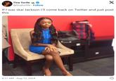 Tina Turtle @tinaturttle Follow X If I was skai Jackson I'll come back on Twitter and just post this 8:57 AM Aug 13, 2024 =