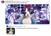 CHIA PET @AtChiaPet Aug 13, 2024 STOOOOOOOOP DEBAT|||||||||ING!!!!!! Date START! Will @foreknowledged. Jul 4 STOOOOOOOOP FIGHT||||||||||ING!!!!!!