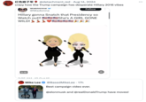 红色娘子军 @detachment_red Aug 14, 2024 crazy how the Trump campaign has desperate Hillary 2016 vibes Madonna ♥ @Madonna Follow Hillary gonna Snatch that Presidency so Watch out!! She's A GIRL GONE WILD!♥¥¥¥¥& & & 0:15 2.05 AM 10 at 16 : Mike Lee 0:36 @BasedMikeLee ⚫ 17h Best campaign video ever. @elonmusk and @realDonaldTrump have moves!