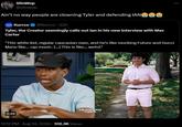 SiinWop @siinwop Ain't no way people are clowning Tyler and defending IAN Kurrco @Kurrco. 22h Tyler, the Creator seemingly calls out lan in his new interview with Mav Carter "This white kid, regular caucasian man, and he's like mocking Future and Gucci Mane like... rap music. [...] This is like... weird." 0:48 11:12 PM • Aug 14, 2024 .512.3K Views KURRSO