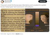 Grummz @Grummz Subscribe They just ruined OG Runescape. Mandatory and unasked for update forces "body types" and "pronouns" onto players. nay now choose between Bod Type B, offering the freedom dy type without the restriction abels. Select skin colour, body type and pronouns ou even more room for self- on, you can now choose a pref for your player character from Joptions: He/Him, She/Her, or ou can also continue without Sy type A n, if that's what you prefer. The he default based on body type" has always been. 10:13 AM Aug 14, 2024 933.1K Views im X ●They/them Apply Confirm Body ty