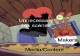 Unnecessary sex scenes Makers Media/Content