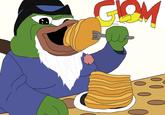 I had this saved since early 2022. Thought of posting this Pepe eating some pancakes.