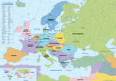 Europe and World Map  Map reflecting Europe and the World as of chapter 1
(Chapter 37 and 45 maps in the link)