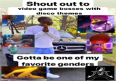 Let's Battle & Boogie! Shout out to video game bosses with disco themes Gotta be one of my favorite genders