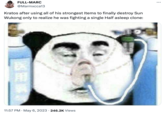FULL-MARC @Marmxcca13 Kratos after using all of his strongest Items to finally destroy Sun Wukong only to realize he was fighting a single Half asleep clone: 用 11:57 PM·May 6, 2023·246.2K Views :