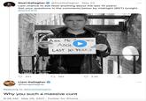 Noel Gallagher @NoelGallagher - May 23 . Last chance to ask Noel anything about the last 10 years! Get your questions in the comments below by midnight (BST) tonight. #NGHFB10 ASK ME ING ABOU LAST 10 YEARS 0:11 172.2K views 651 17362 3.2K Liam Gallagher @liamgallagher Replying to @Noel Gallagher Why you such a massive c--- 9:36 AM May 26, 2021 Twitter for iPhone