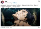 Jack @CallmeJack_ Follow Aniwave getting nuked right in the middle of Laggan binge is just my luck my Gurren 9:58 PM Aug 26, 2024 X