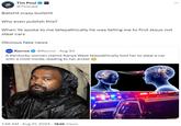 Tim Pool @Timcast TIMCAST Batshit crazy b------- Why even publish this? When Ye spoke to me telepathically he was telling me to find Jesus not steal cars Obvious fake news Kurrco @Kurrco Aug 30 A Kentucky woman claims Kanye West telepathically told her to steal a car with a child inside, leading to her arrest . 1:46 AM • Aug 31, 2024 184K Views