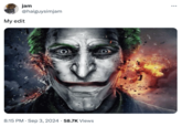 jam @haiguysimjam My edit 8:15 PM - Sep 3, 2024 · 58.7K Views ...