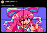Giffany forever 🫶💗

Posted by Zee 💌 Funkadelix arc (@z_zmag8) on Twitter

(Sep 9, 2024)