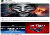 Dan 10 @DanBoyWonder Spider-Man 2 DLC talks and it's almost 2025 Ashtro Hear me out. @FleurashDesign · 20h Mark Cerny gonna talk about Ps5 Pro tech with Spider-Man 2 DLC as the Demo presentation eB JOIN US FOR A TECHNICAL PRESENTATION HOSTED BY MARK CERNY SEPTEMBER 10, 2024 8:00 A.M. PDT 11:00 A.M. EDT 4:00 P.M. BST YouTube.com/PlayStation MARVEL SPIDER-MAN 2 12:21 PM · Sep 9, 2024 - 31.8K Views