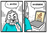 1... AM STEVE. STONETOSS.COM I AM HEROBRINE. PIRATE BAY
